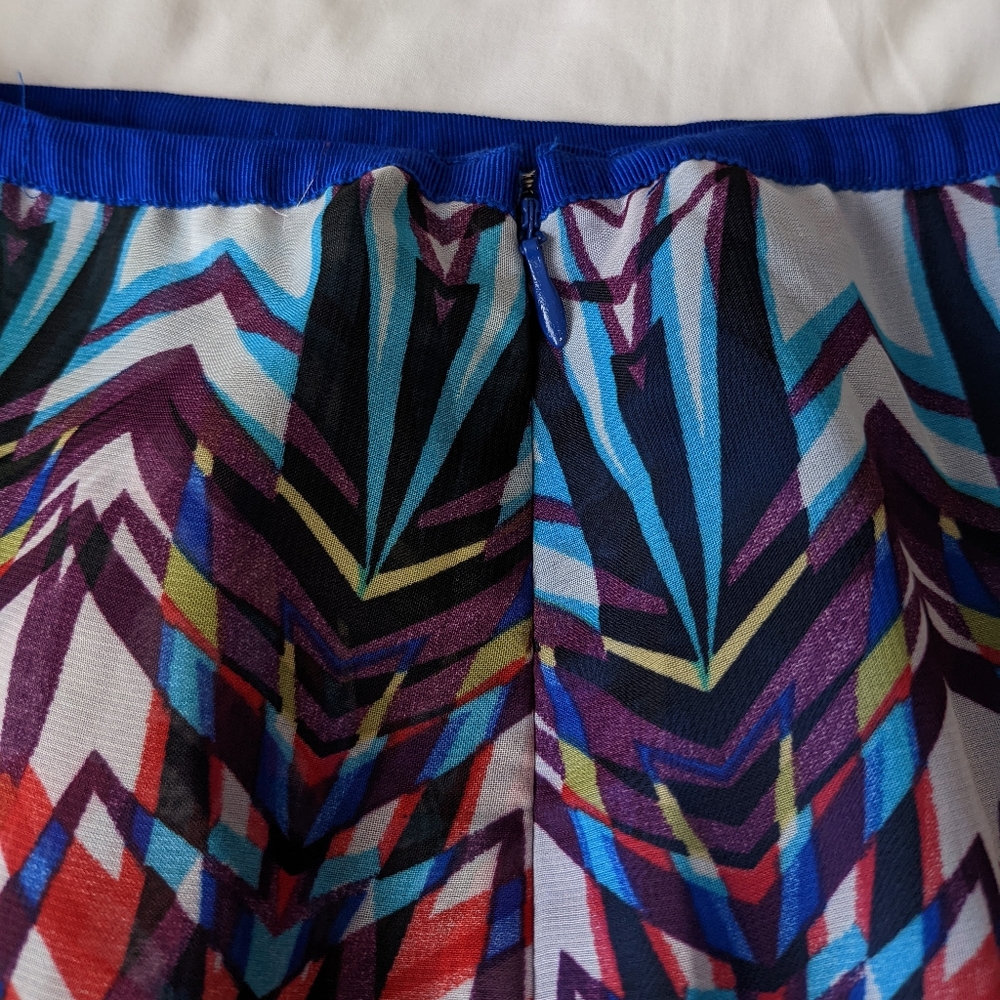 Gianni Bini Open Front Maxi Skirt Multi Color - image 7